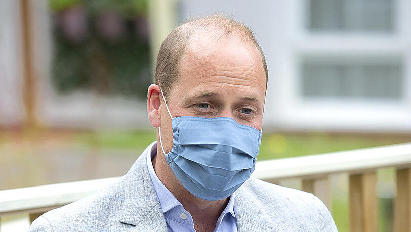 Prinz William bei einem Auftritt im August. Bereits im April soll er Corona gehabt haben.