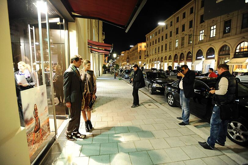 Der luxuriöse Etro-Shop in der Maximilianstraße...
