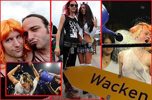 Wet T-Shirts, wilde Rocker, schräge Outfits: So verrückt war das Wacken-Festival 2011. Wir zeigen die besten Bilder. Einfach weiterklicken!