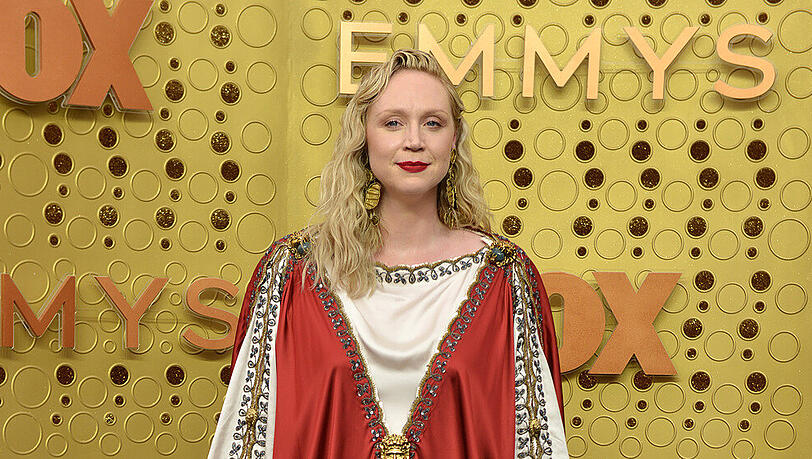 Gwendoline Christie in ihrer Gucci-Robe bei dem Emmy Awards Gwendoline Christie in ihrer Gucci-Robe bei dem Emmy Awards
