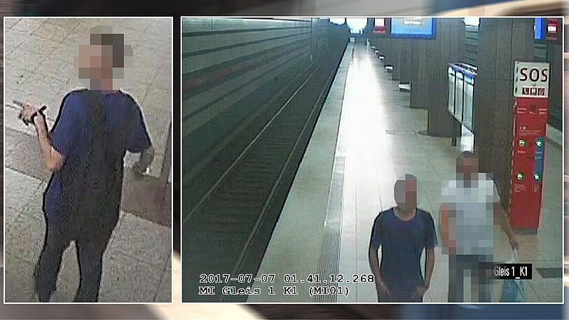 Mit diesen Fotos fahndete die Polizei nach dem Unbekannten.