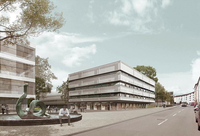 Eckig: Der Entwurf für das Nano-Institut.