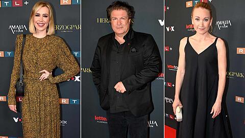 Verena Kerth, Francis Fulton-Smith und Lisa Maria Potthoff: Gut gelaunte Promis bei der Premiere zu "Herzogpark" in München.