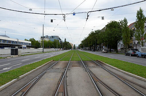 Völlige Stille: Die Leopoldstraße ist abgesperrt...