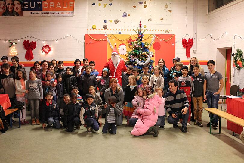 Im Multikulturellen Jugendzentrum im Westend war schon Weihnachten.