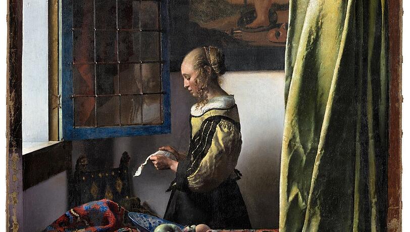 Vermeers "Brieflesendes Mädchen" von 1657/59 hat nun also einen moralischen Aufpasser.