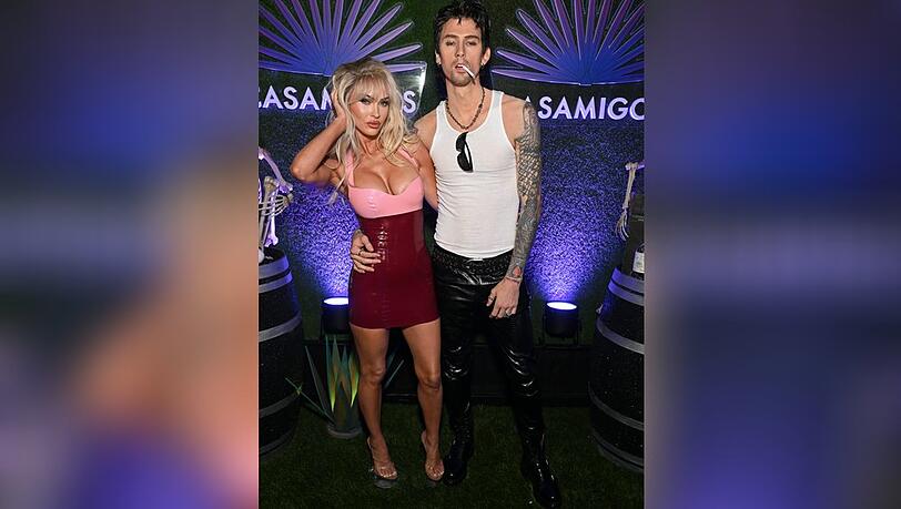 Megan Fox und Machine Gun Kelly auf der Party in Beverly Hills.