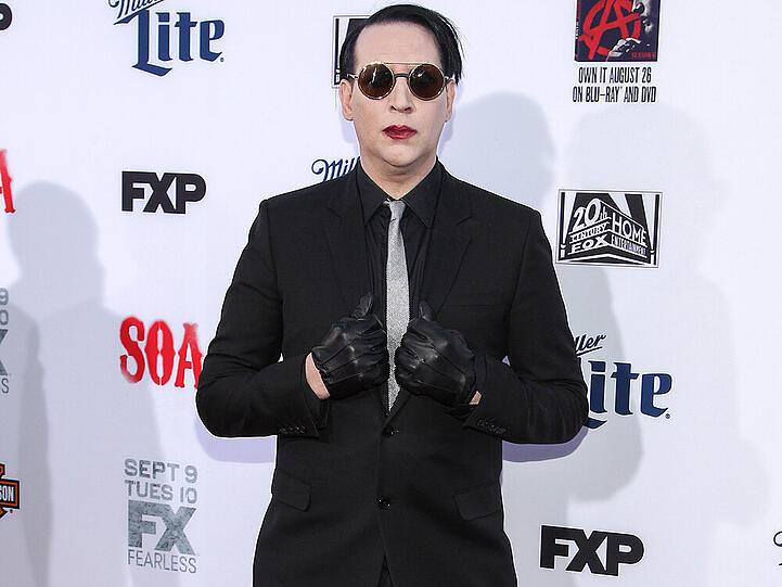 Marilyn Manson auf der Los-Angeles-Premiere von "Sons of Anarchy" im vergangenen Jahr