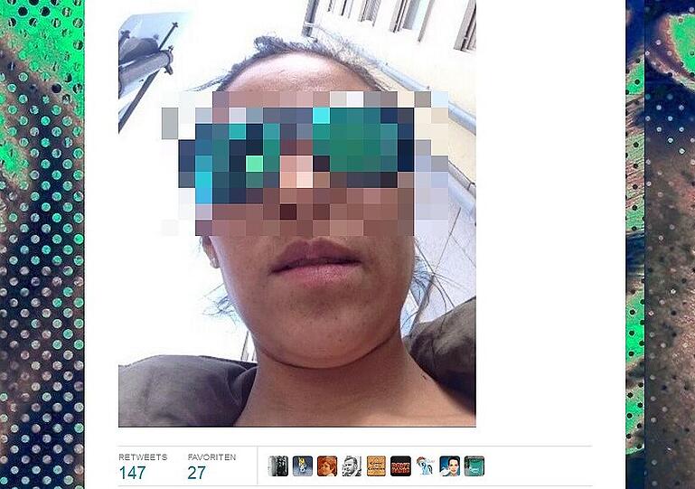 Unfreiwilliges Selfie: Eine spezielle App nimmt es auf, wenn der Entsperrcode falsch eingegeben wird. Aus rechtlichen Gründen haben wir das Bild unkenntlich gemacht.