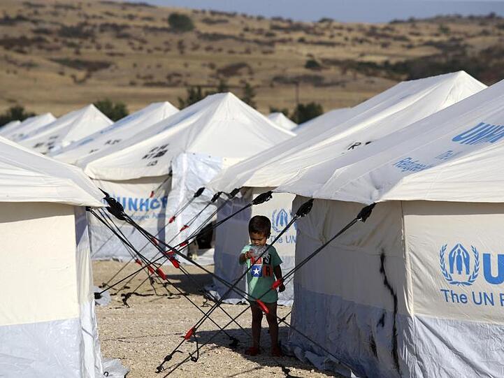 Flüchtlingslager im Norden Griechenlands: Hierhin bringt die griechische Regierung Migranten, um die überfüllten Lager im Osten der Ägäis zu entlasten.