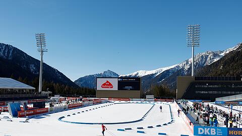 Beim Biathlon in Antholz wollen auch viele deutsche Fans dabei sein.