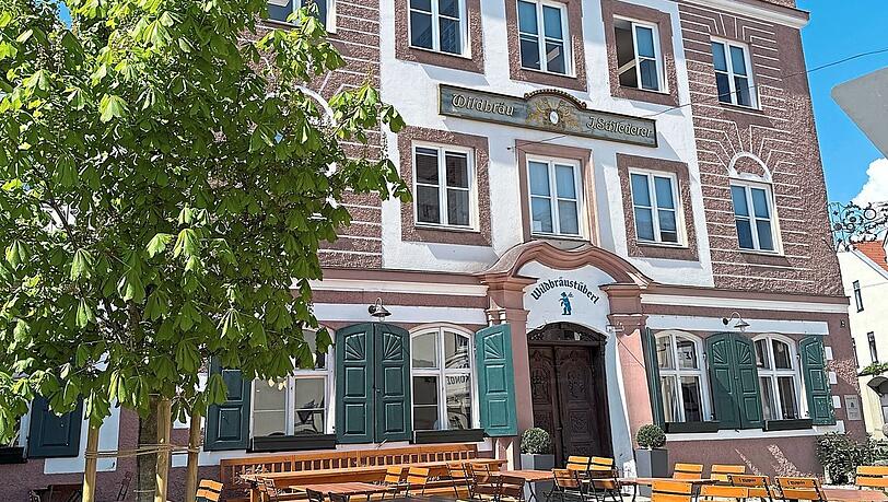 Das Wildbräustüberl mit Biergarten.