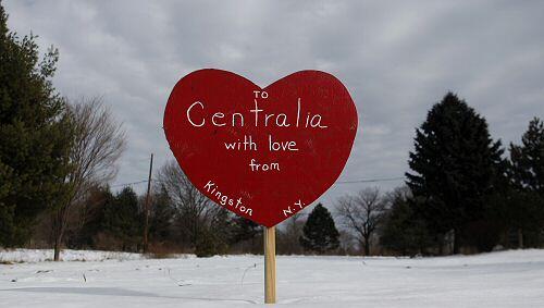 In Centralia wohnen kaum noch Leute In Centralia wohnen kaum noch Leute