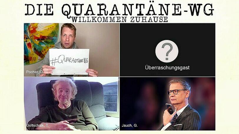 "Die Quarantäne-WG": Die etwas andere Live-Schalte