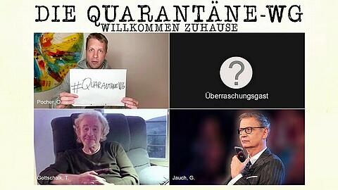 "Die Quarantäne-WG": Die etwas andere Live-Schalte