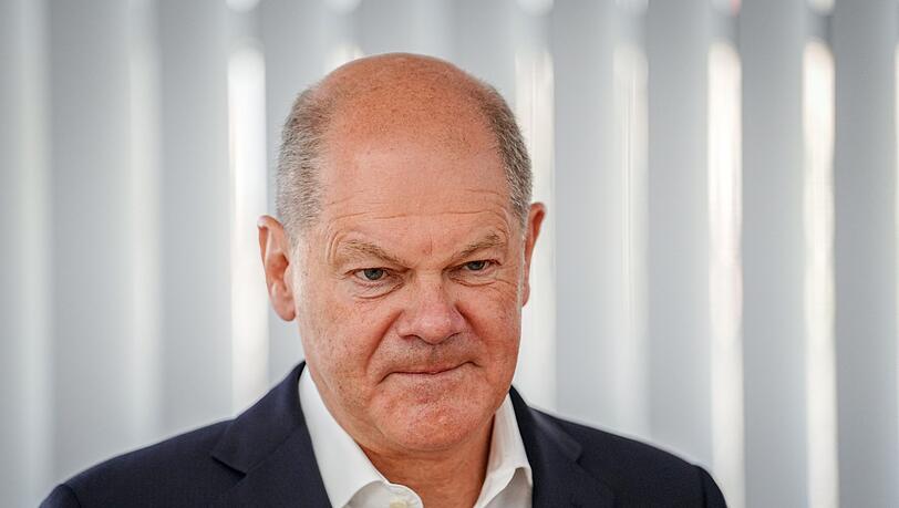Kann mit dem Ergebnis seiner Partei alles andere als zufrieden sein: Bundeskanzler Olaf Scholz.