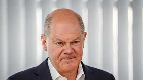 Kann mit dem Ergebnis seiner Partei alles andere als zufrieden sein: Bundeskanzler Olaf Scholz.