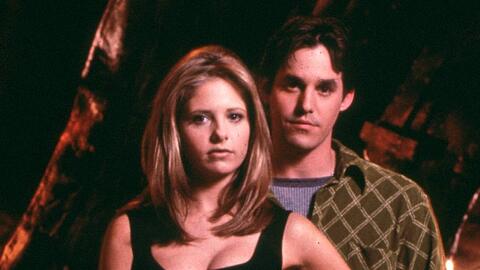 Sarah Michelle Gellar und Nicholas Brendon in "Buffy".
