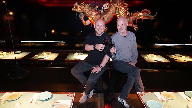 Christian Ribitzki (links) und Michael Dietzel im Hutong Club.