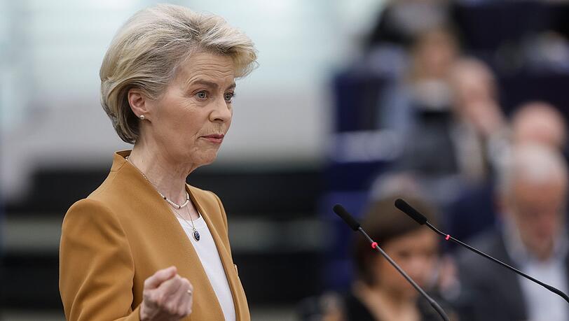 "Das Netto-Null-Industrie-Gesetz sorgt für Tempo, Vereinfachung und es stellt Fördergelder bereit": EU-Kommissionchefin Ursula von der Leyen.