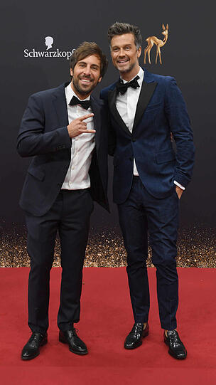 Max Giesinger (l.) und Wayne Carpendale.
