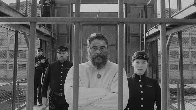 Benicio del Toro und Léa Seydoux als Mörder und Muse. Benicio del Toro und Léa Seydoux als Mörder und Muse.