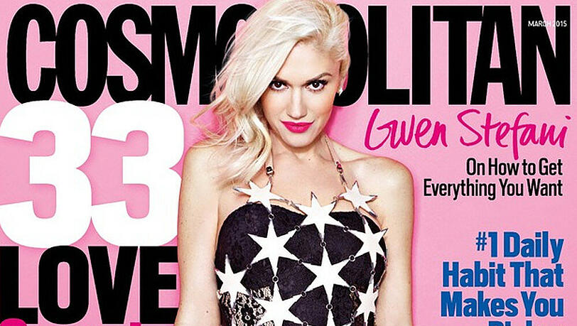 Gwen Stefani auf dem Cover der US-Ausgabe der "Cosmopolitan"