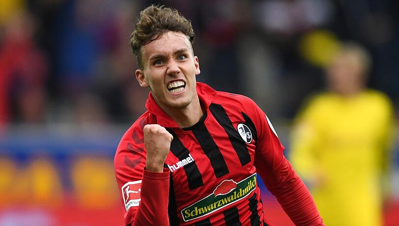 Wenig Geld, viel Erfolg: Freiburg um Luca Waldschmidt. Wenig Geld, viel Erfolg: Freiburg um Luca Waldschmidt.