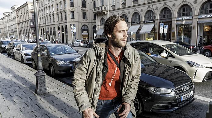 Michael Wächter in der Maximilianstraße.
