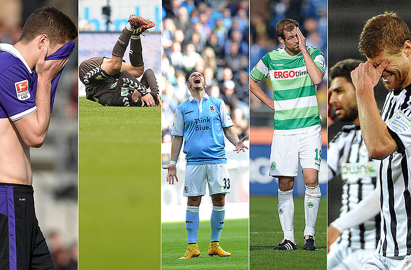 Aue, Pauli, 1860, Fürth und Aalen - diese fünf Teams kämpfen noch gegen den Abstieg.