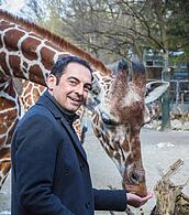 PK im Muenchner Tierpark Hellabrunn - Vorstellung des Masterplans zur zukuenftigen Umgestaltung des Zoos durch Muenchens 3. Buergermeisterin Christine Stobl, Aufsichtsratsvorsitzende der Muenchener Tierpark Hellabrunn AG und Zoodirektor Rasem Baban.

press conference in Muenchner Zoo Hellabrunn presentation the Master Plan to zukuenftigen Transformation the Zoos through Munich 3 Buergermeister champion Christine  Supervisory Board Chairman the Muenchener Zoo Hellabrunn AG and Zoodirektor Rasem Baban