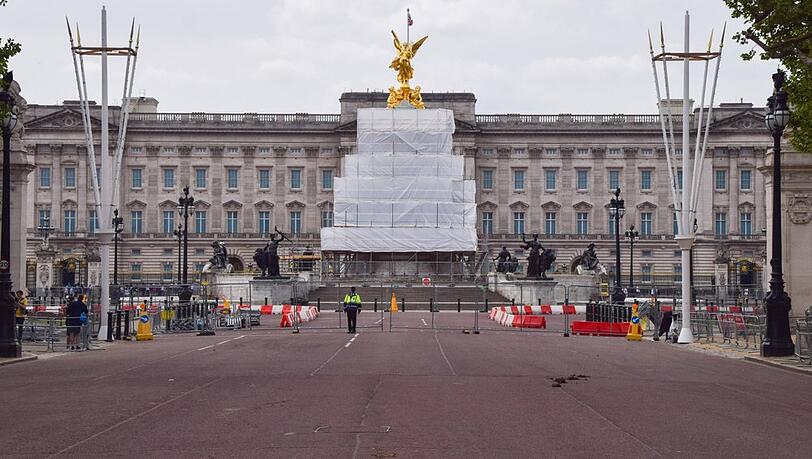 Der Buckingham-Palast in London wird umfassend renoviert.