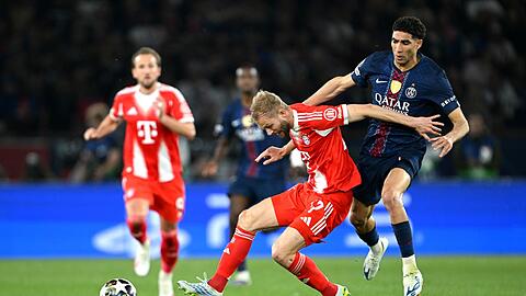Im R&uuml;ckspiel wird Achraf Hakimi (r.) verletzt fehlen.