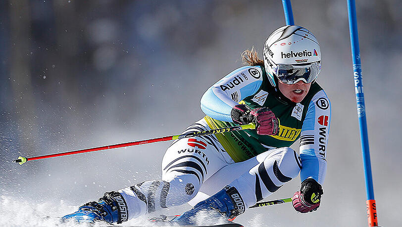 Viktoria Rebensburg fuhr in Aspen als beste Deutsche auf den siebten Rang. Viktoria Rebensburg fuhr in Aspen als beste Deutsche auf den siebten Rang.