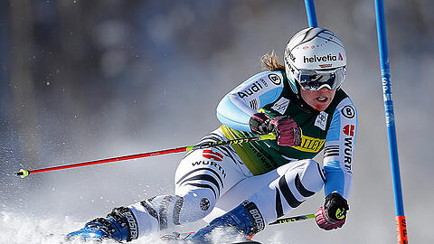 Viktoria Rebensburg fuhr in Aspen als beste Deutsche auf den siebten Rang.