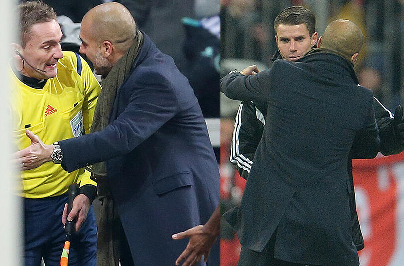 Nicht immer tadellos an der Seitenlinie: Bayern-Trainer Pep Guardiola.