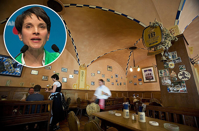 AfD-Chefin Frauke Petry soll am 13.05. eine Rede im Hofbräukeller halten.