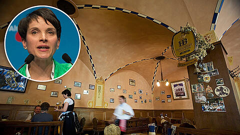 AfD-Chefin Frauke Petry soll am 13.05. eine Rede im Hofbräukeller halten.