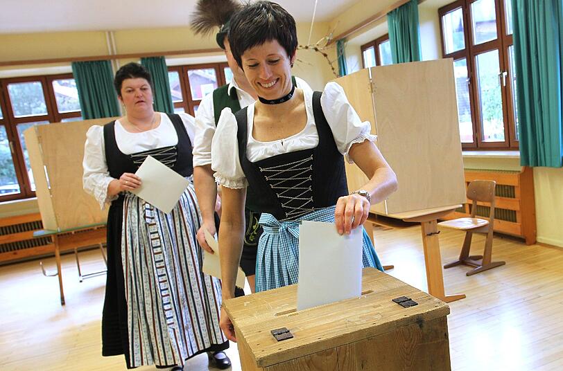Bundestagswahl 2013: Die Bilder aus Bayern und dem Rest Deutschlands