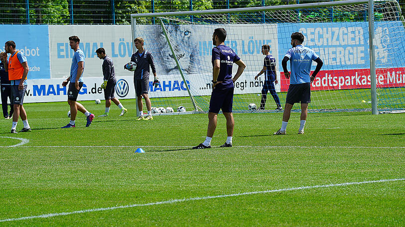 Alles stets kritisch beäugt von Pereiras Trainerteam.