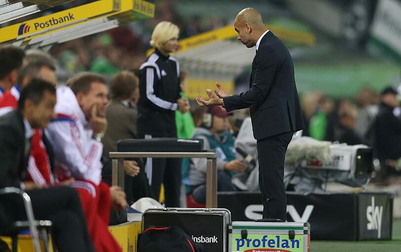 So hitzig debattierten Pep Guardiola und Bibiana Steinhaus.