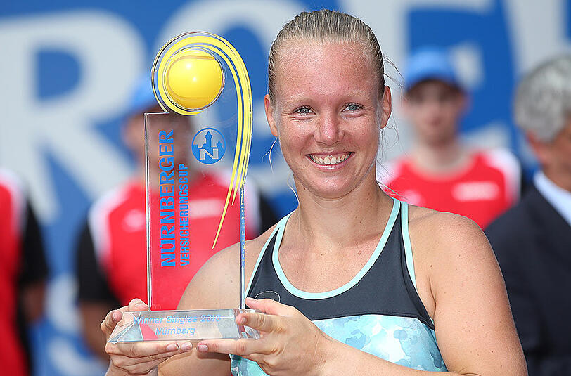 Strahlende Siegerin: Kiki Bertens.