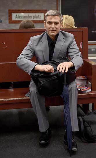 Erkennen Sie den Hollywood-Star? Es soll sich hier um George Clooney handeln.