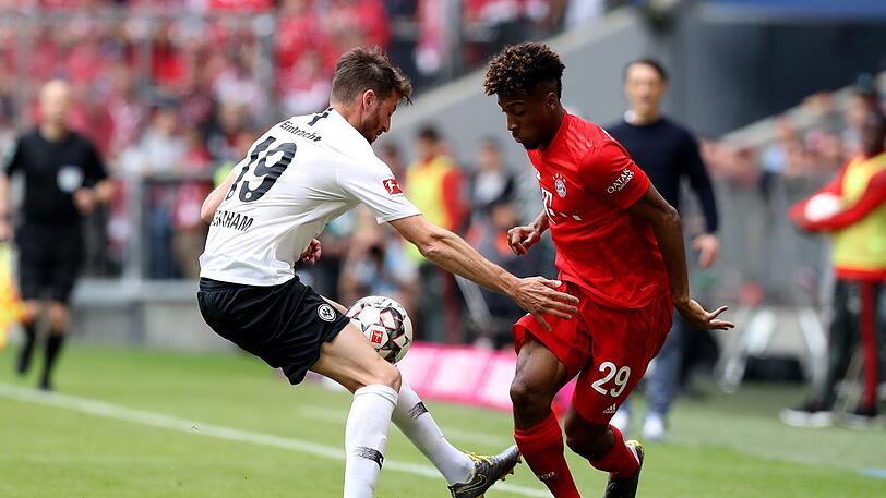 Die Partie der Bayern in Frankfurt wird live im ZDF übertragen.