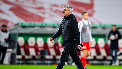 Ging auch im Pokal in Stuttgart mit einer Niederlage vom Platz: Union-Coach Urs Fischer.