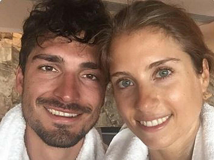 Mats und Cathy Hummels genießen ihre gemeinsame Zeit in den Flitterwochen