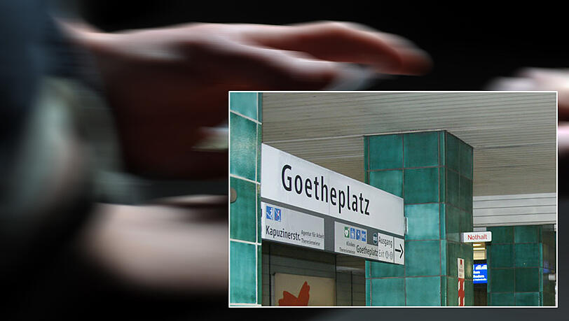 Der Vorfall ereignete sich am U-Bahnhof Goetheplatz. Der Vorfall ereignete sich am U-Bahnhof Goetheplatz.