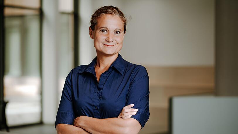 Mit nur 40 Jahren ist Marie Jaroni Chefin der Stahlfirma TKSE. Mit nur 40 Jahren ist Marie Jaroni Chefin der Stahlfirma TKSE.