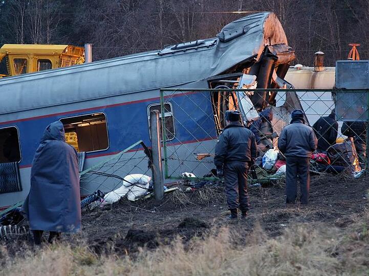 November 2009 wurde ein Anschlag auf den Newski Express verübt