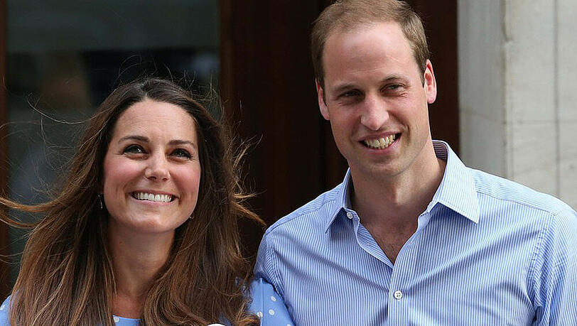 Bald kommt Baby Nummer zwei: Strahlende Gesichter gab es bei Kate und William schon bei der Geburt von Prinz George Bald kommt Baby Nummer zwei: Strahlende Gesichter gab es bei Kate und William schon bei der Geburt von Prinz George
